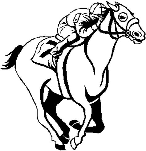 Printable Horse Race Track